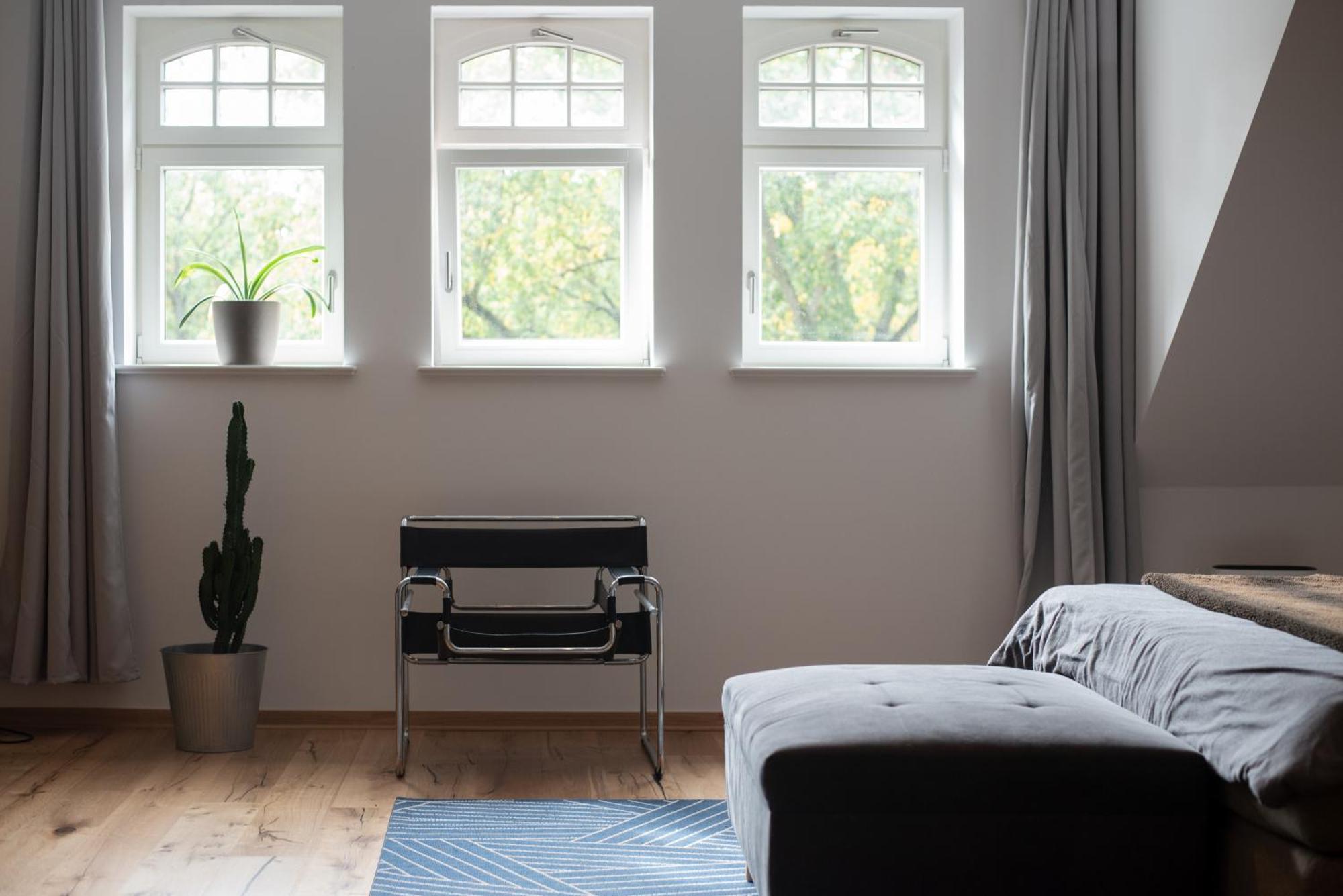 Apartment Mit Parkblick & Massagestuhl Lipcse Kültér fotó